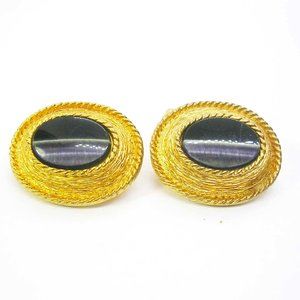 Vintage Cuff Links Destino Agate Stone classic Men's Suit Accessory Formal Wear